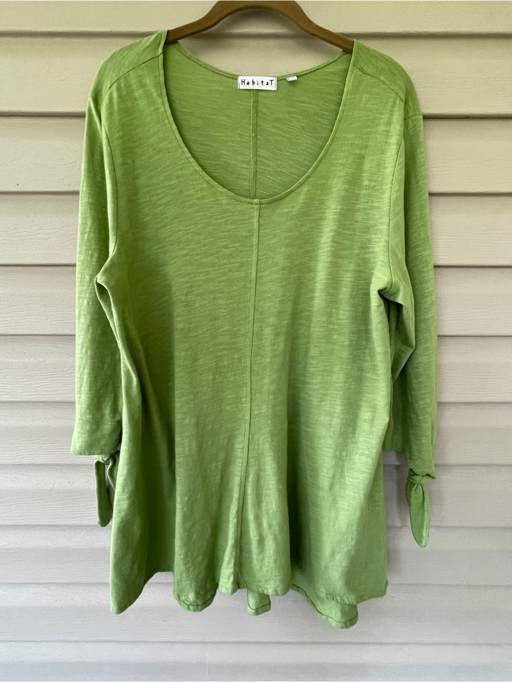 Habitat Women's Scoop Neck Tunic Top In Light Green